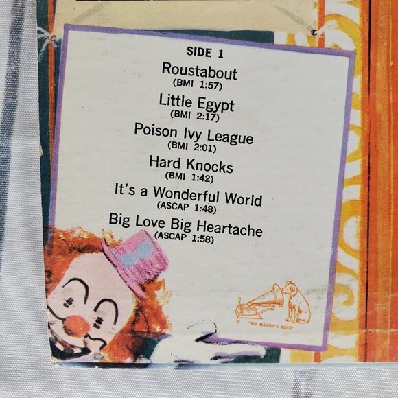 Vintage 1964 Elvis Presley Roustabout Movie Soundtrack Vinyl Album Paramount - Picture 7 of 16
